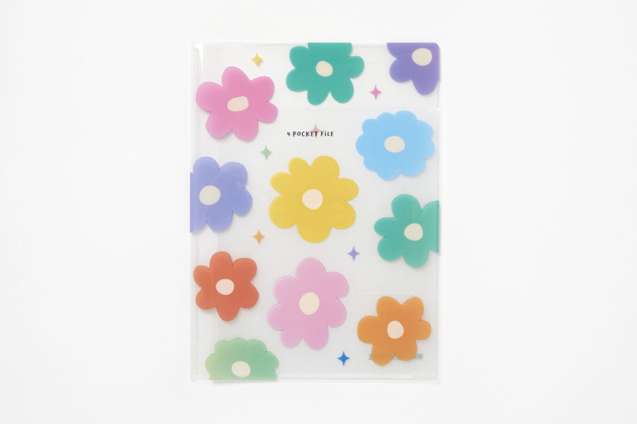 4 Pocket Flower File