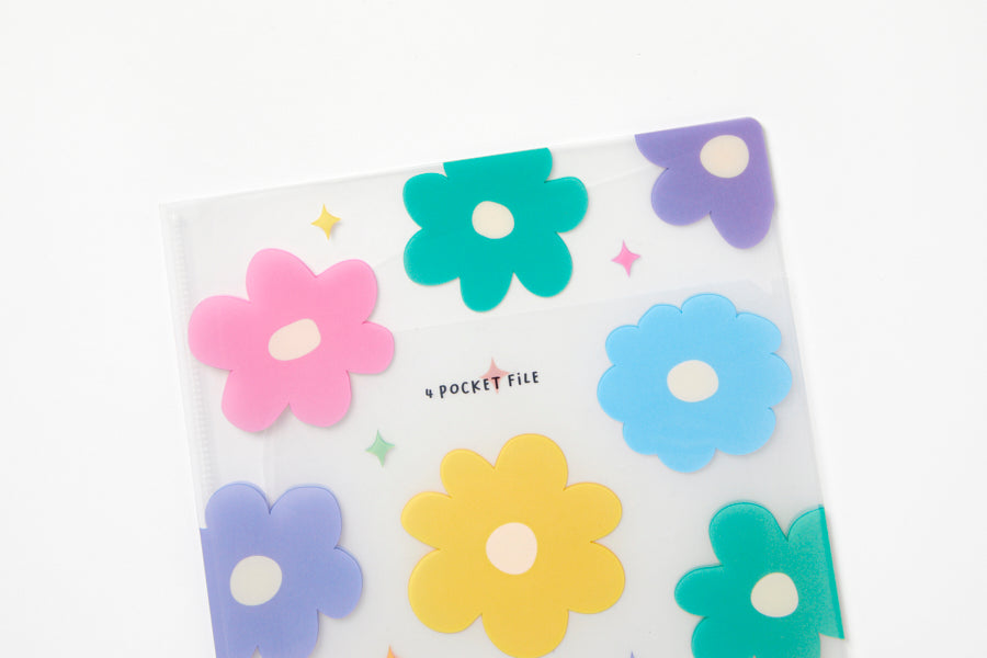 4 Pocket Flower File