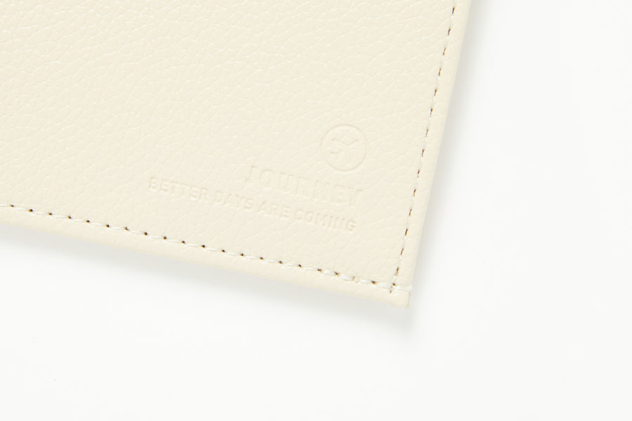 Vertical Passport Case - Ivory