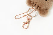 KEYRING ANIMAL SOFT SERIES BROWN SQUIRREL