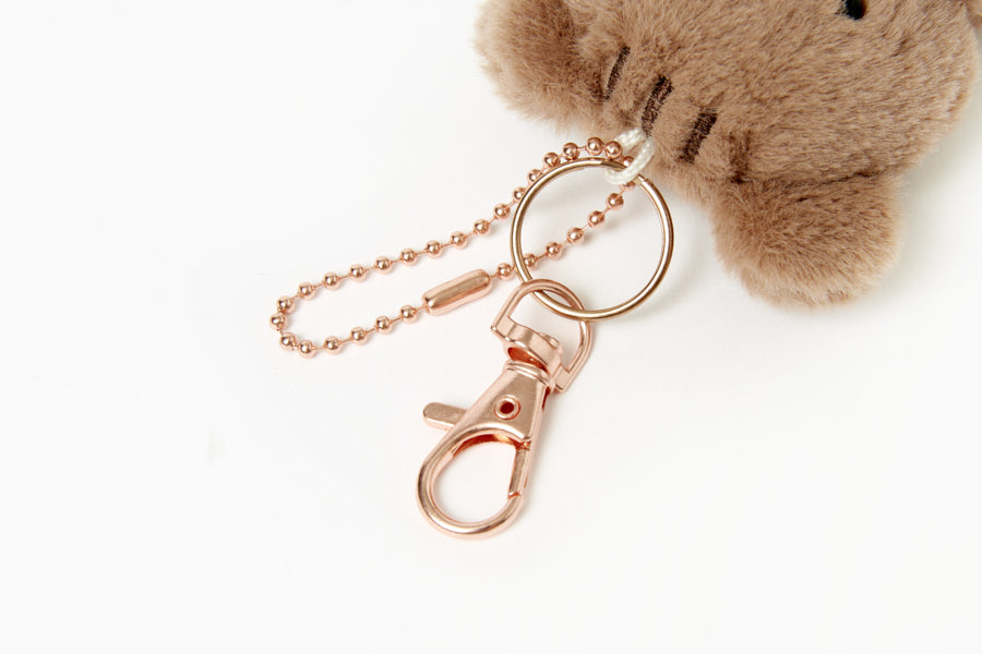 KEYRING ANIMAL SOFT SERIES BROWN SQUIRREL