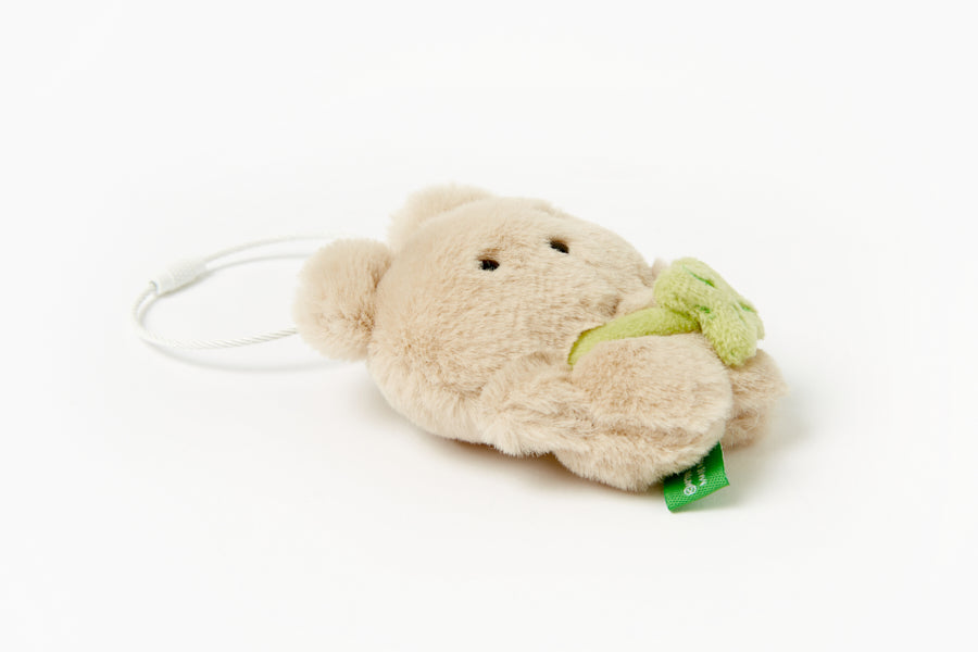 Bag Charm Bear with Clover