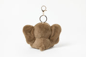 KEYRING I LOVE YOU ELEPHANT BROWN