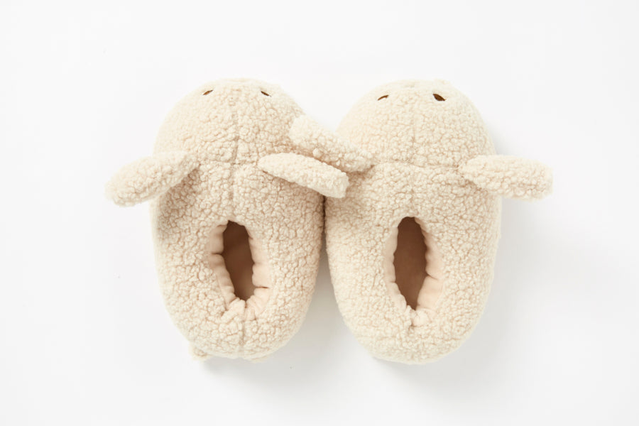 Soft Malang Slippers: Puppy (Beige)