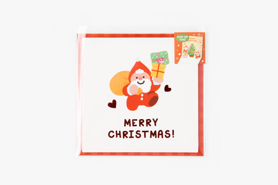 Christmas Pop-Up Card - Gift Santa