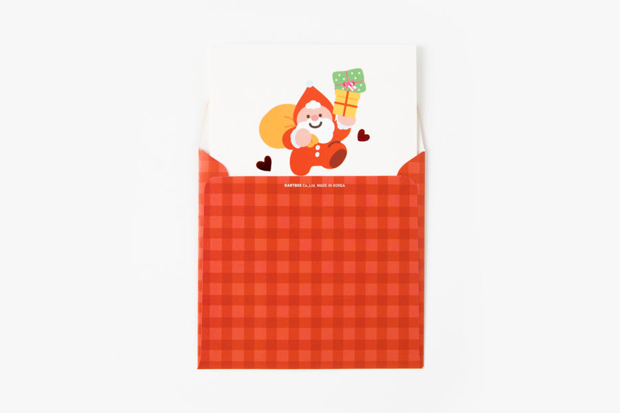 Christmas Pop-Up Card - Gift Santa