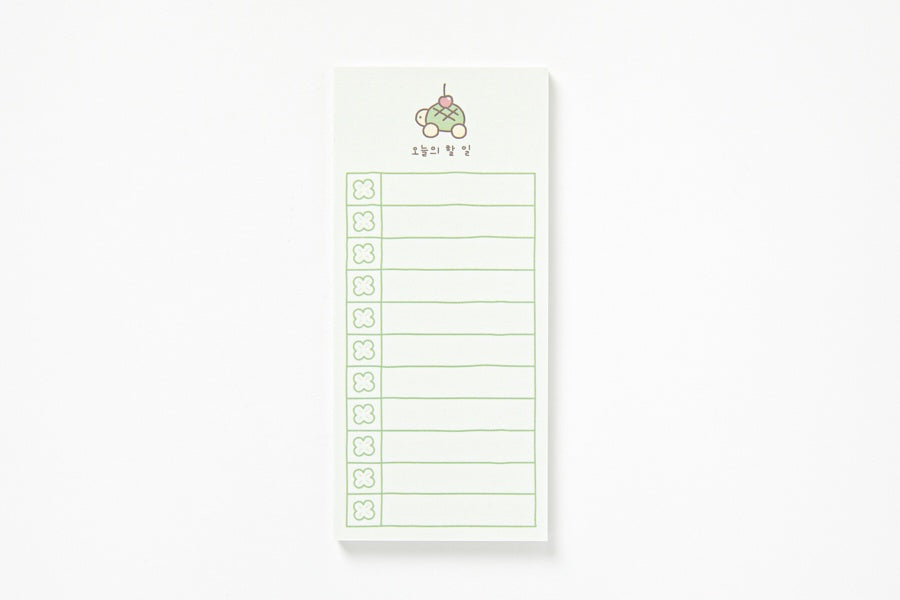 Memo To Do List Turtle