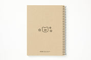 Spring Kraft Notebook - Doodle Bear