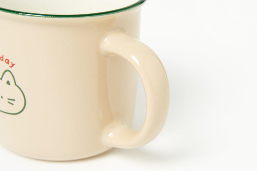 Mug Colour Line Collection - Beige Cat