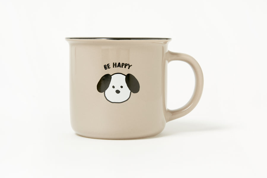 Mug Line Colour Collection - Grey Dog