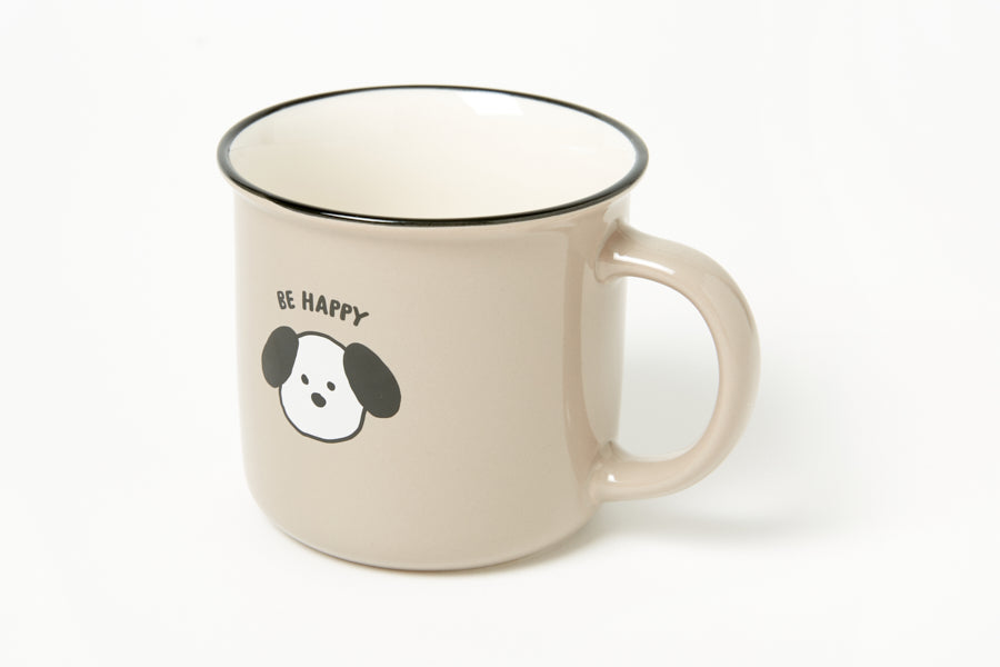 Mug Line Colour Collection - Grey Dog