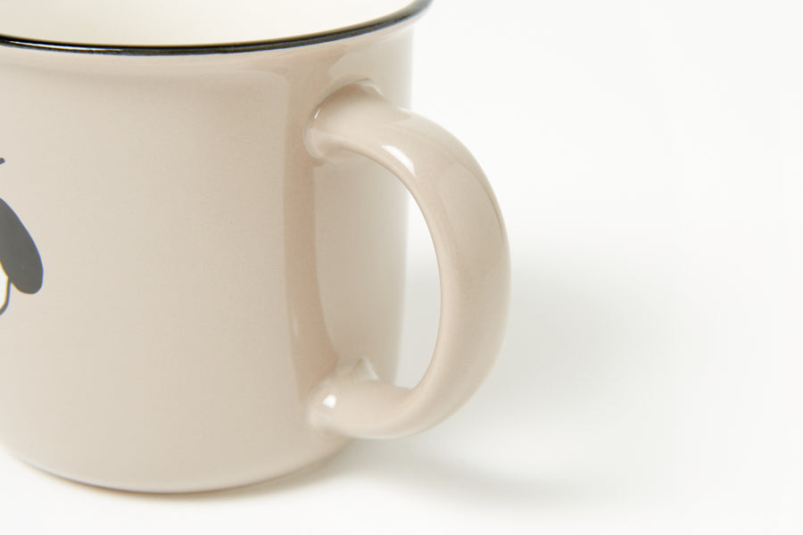 Mug Line Colour Collection - Grey Dog