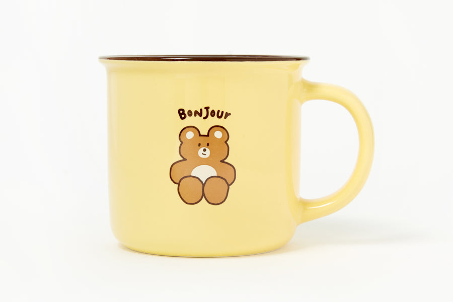 Mug Colour Line Collection - Yellow Bear