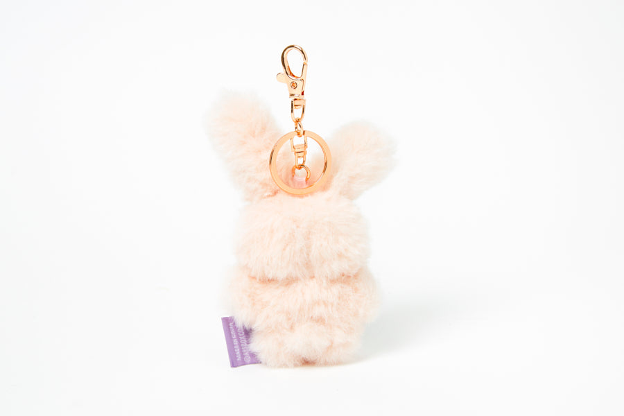 MINI KEYRING WIRE EARS PINK RABBIT