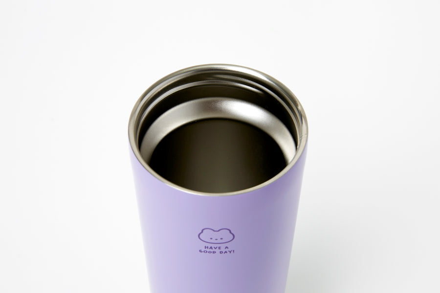 Gradient Tumbler (450ml) - Purple Bear