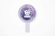 Round Hand Glitter Mirror 'My Lovely Day' Babichon (Purple)