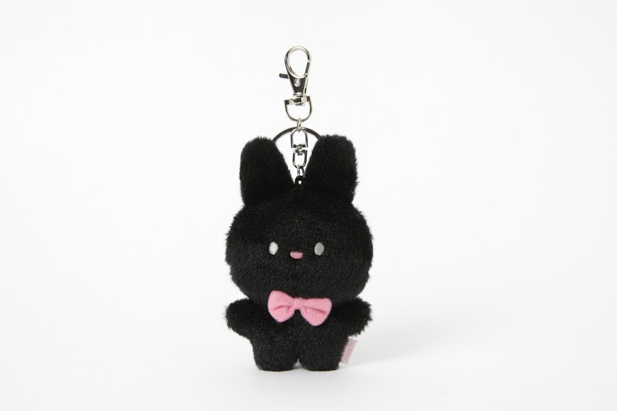 MINI KEYRING RIBBON RABBIT BLACK