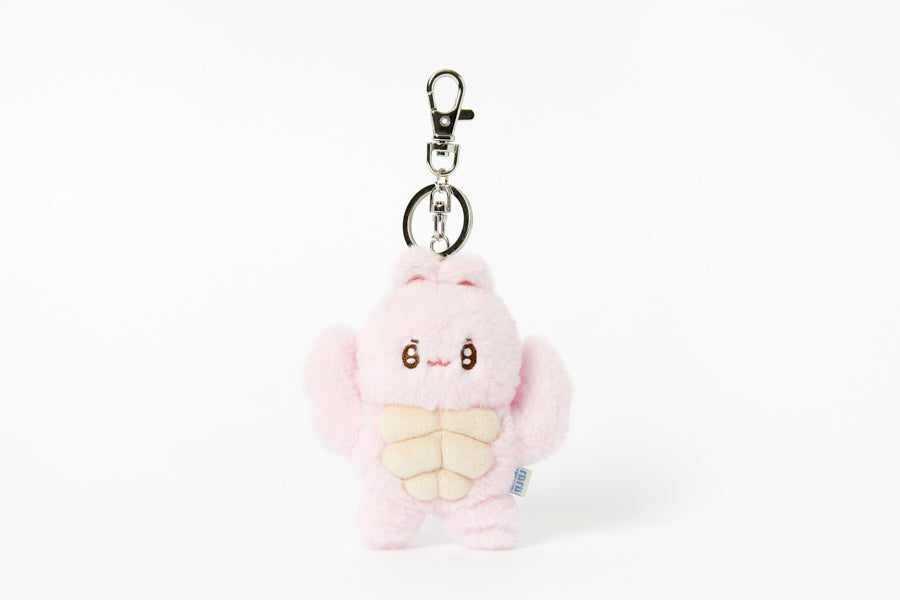 CUSHION KEY RING MUSCLE RABBIT