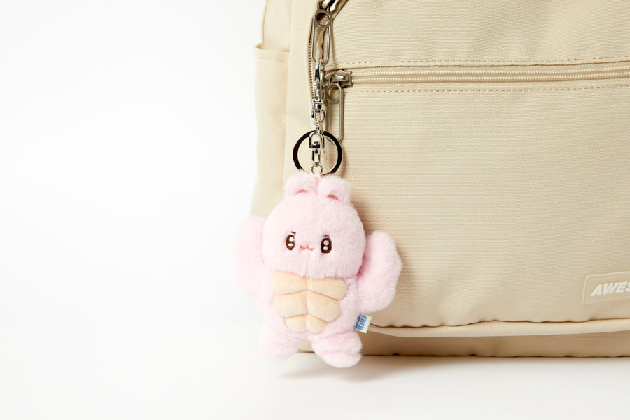 CUSHION KEY RING MUSCLE RABBIT