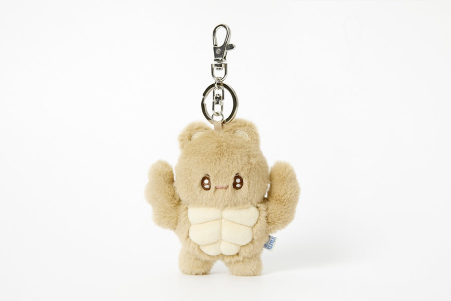 BAG CHARM MUSCLE SERIES BEAR