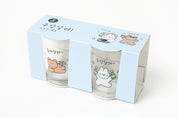 Mini Soju Glass Set: Rabbit & Bear (75ml)