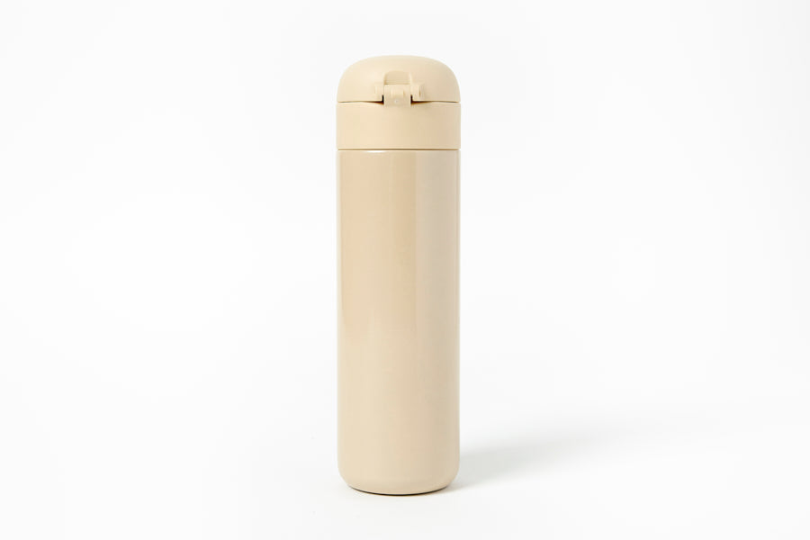 Button Tumbler (450ml) - Beige Bear