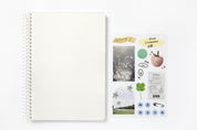 Transparent Cover Spiral Notebook - Apple Clover