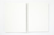 Transparent Cover Spiral Notebook - Apple Clover