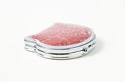 Pink Cat Compact Glitter Mirror