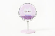 Round Standing Desk Mirror (Glitter Cat)