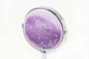 Round Standing Desk Mirror (Glitter Cat)