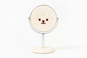 Round Standing Desk Mirror (Bichon)