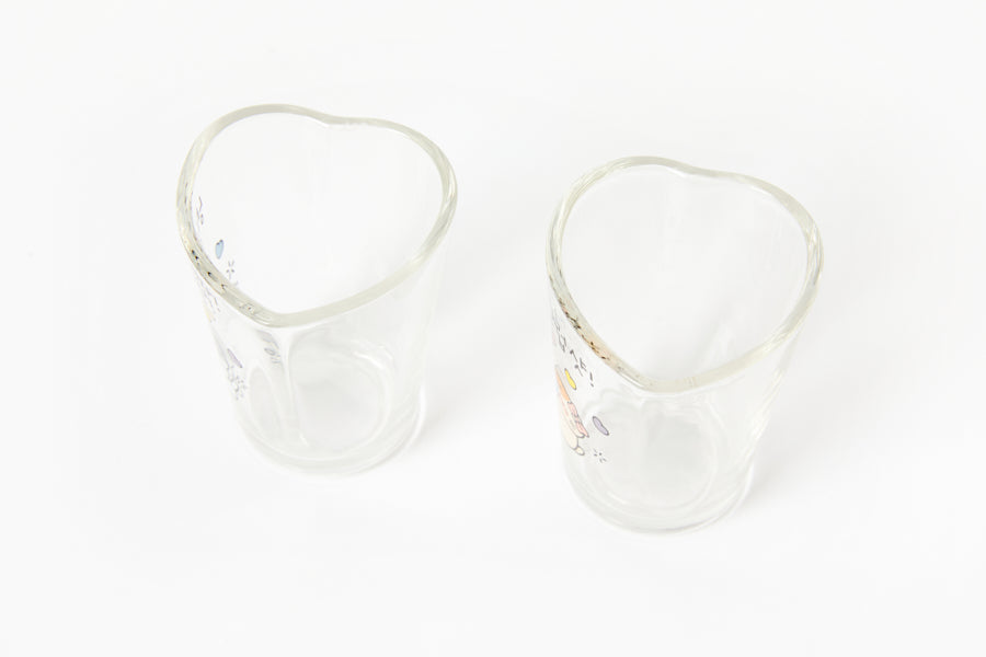 Heart Shaped Soju Glass Set - Cat