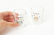 Heart Shaped Soju Glass Set - Cat