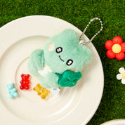 MINI KEYRING CLOVER LUCKY FROG