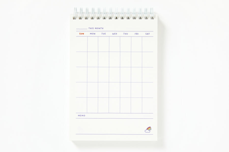 4-Month Study Planner - Rabbit Headphones