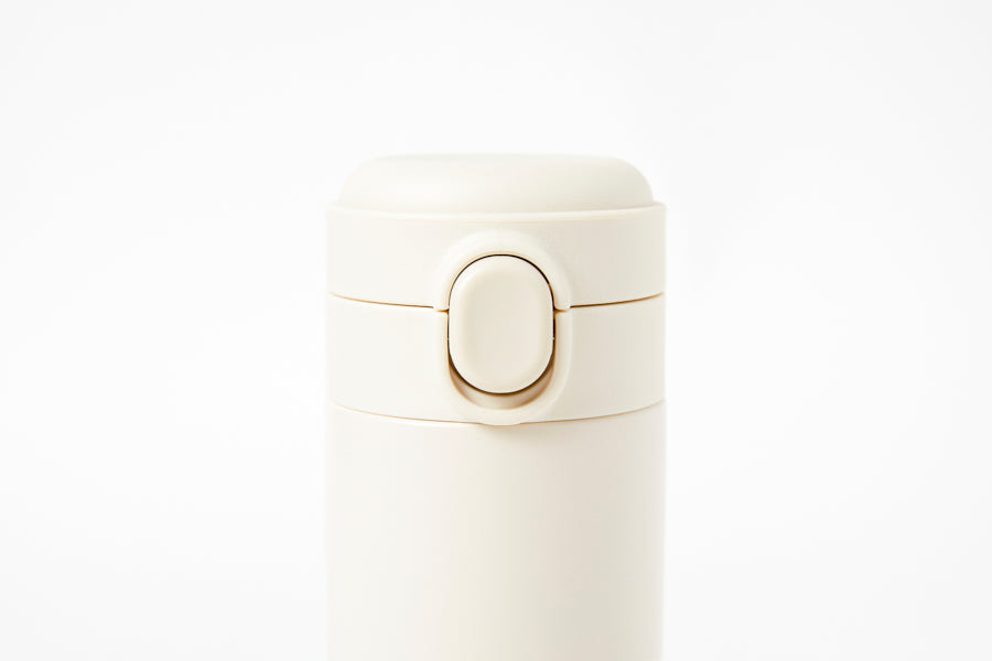 Button Tumbler 'I ♡ Korea' (380ml) - Namsan Tower Ivory