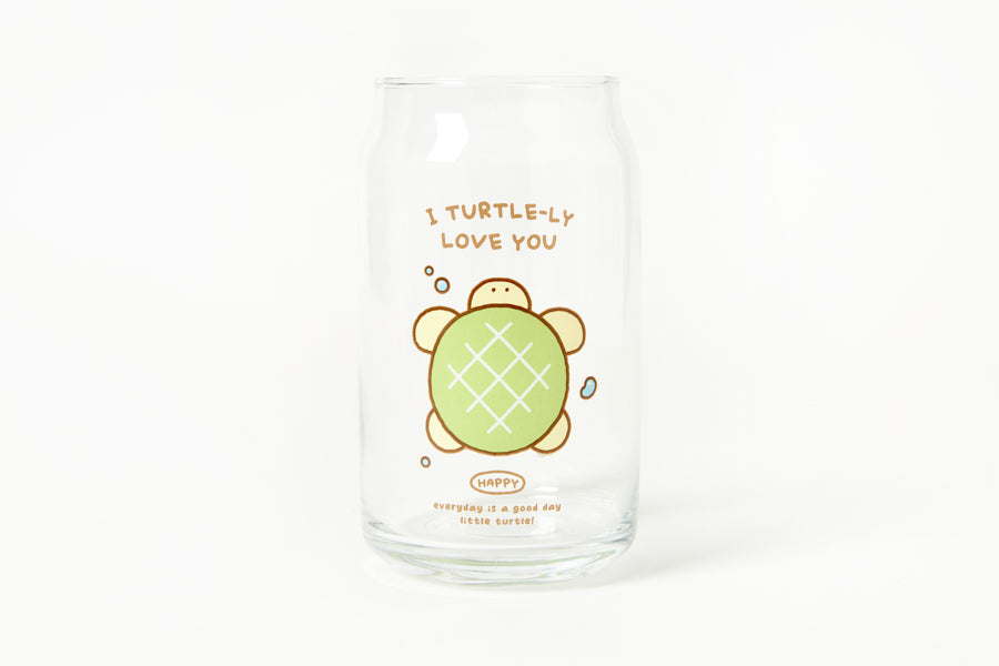 Can Glass Cup (470ml) - Turtle