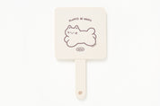 Hand Mirror & Comb 'Always Be Happy' - Cat