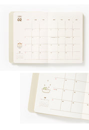 2025 'Hello My Days' Diary - Bear (Ivory)