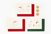 Christmas Card Set (3pc) - Friendly Bear Paul