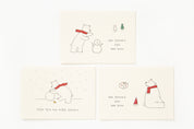 Christmas Card Set (3pc) - Friendly Bear Paul