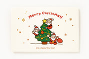 Christmas Pop-Up Card - Trio Santa