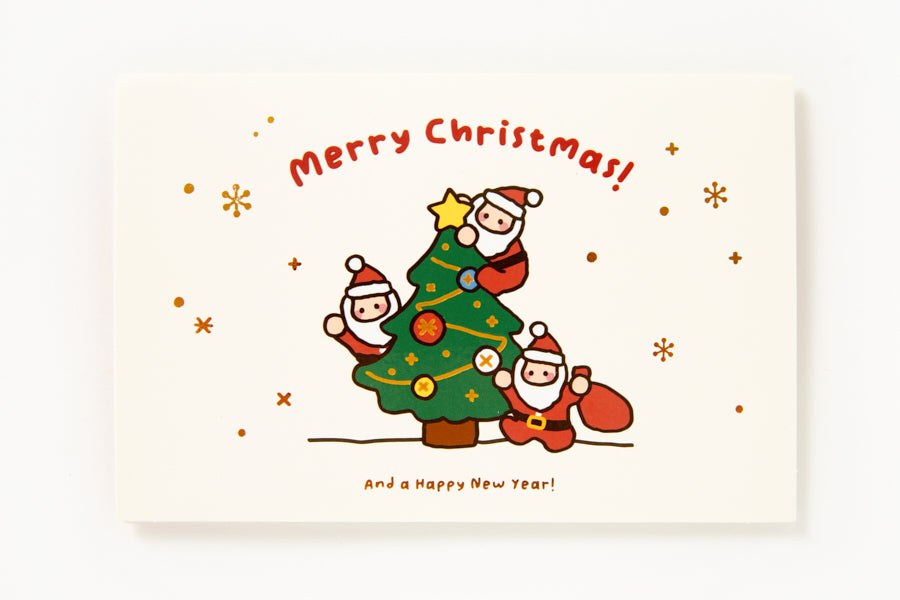 Christmas Pop-Up Card - Trio Santa