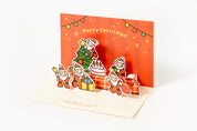 Christmas Pop-Up Card - Trio Santa