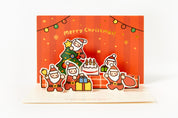 Christmas Pop-Up Card - Trio Santa