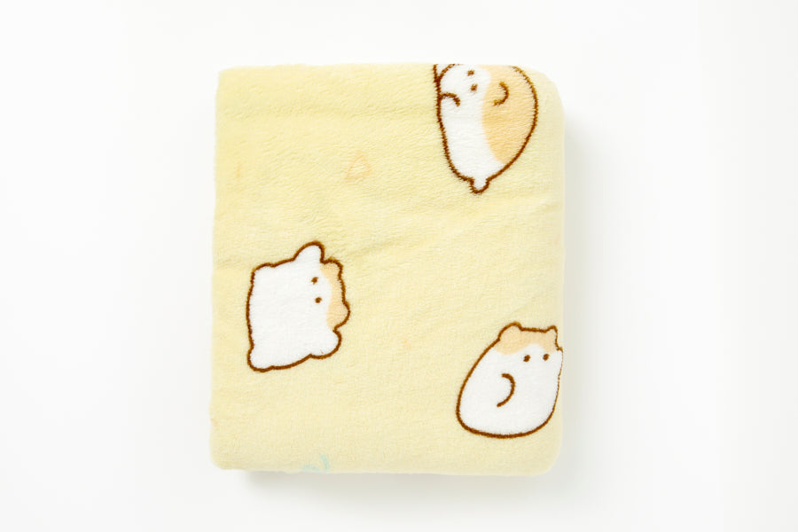 Fleece Blanket (Medium) - Hamster (Light Yellow)