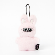 Mini Bag Charm Sunglass Bunny Pink