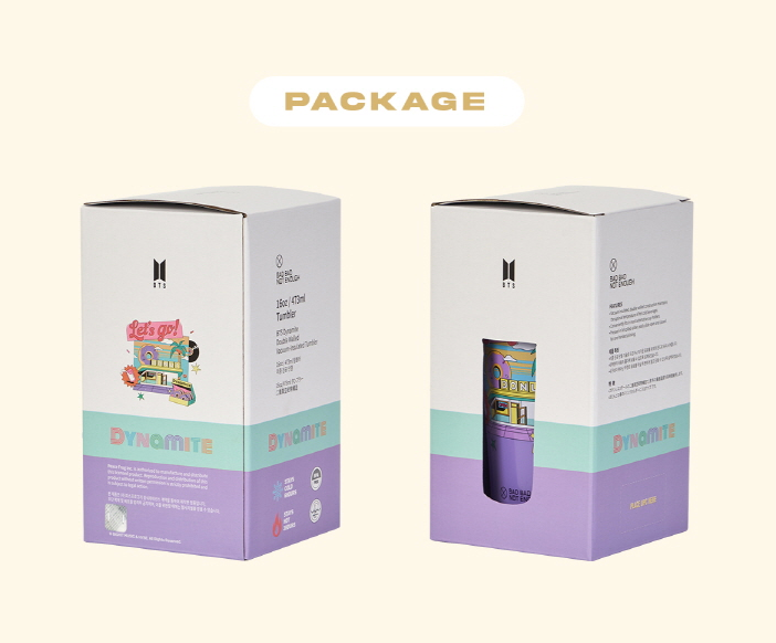 BTS BBNE Dynamite Water Tumbler