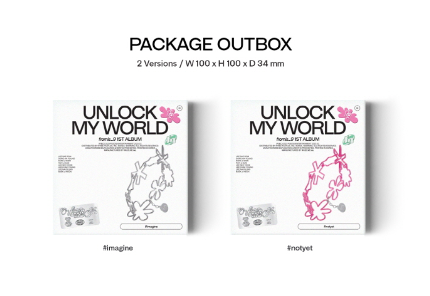 Fromis_9 1st Album: Unlock My World [Kit Ver.]